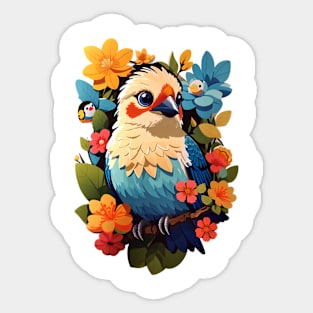 bird ilustrator Sticker